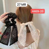 Impression bow Style Scrunchies (Pack of 12)